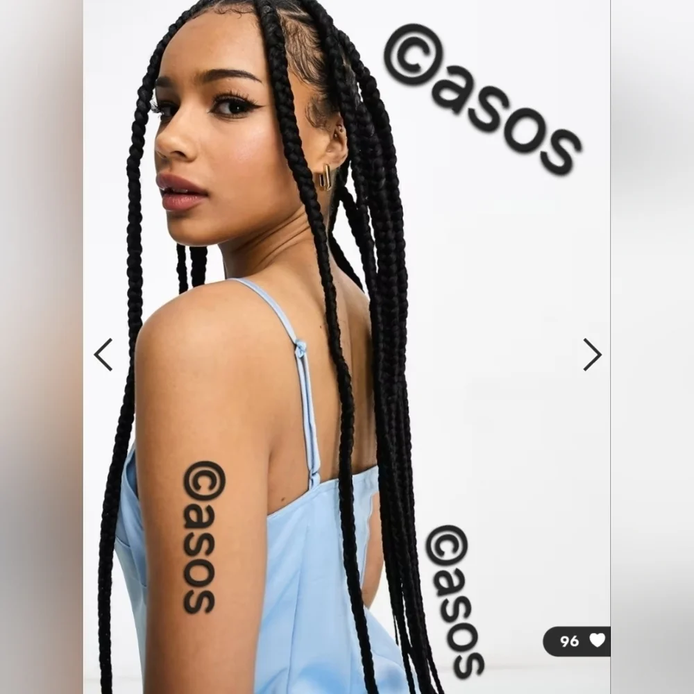 ASOS | One Shoulder Prom Dress w/ Slit in Baby Blue Satin sz 6